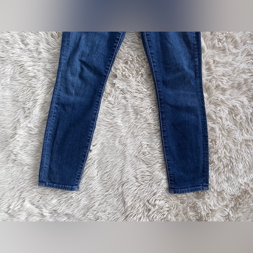 Mother Denim The Looker Crop Jeans in Switch it Up Medium Wash Skinny Size 26 - Picture 4 of 16